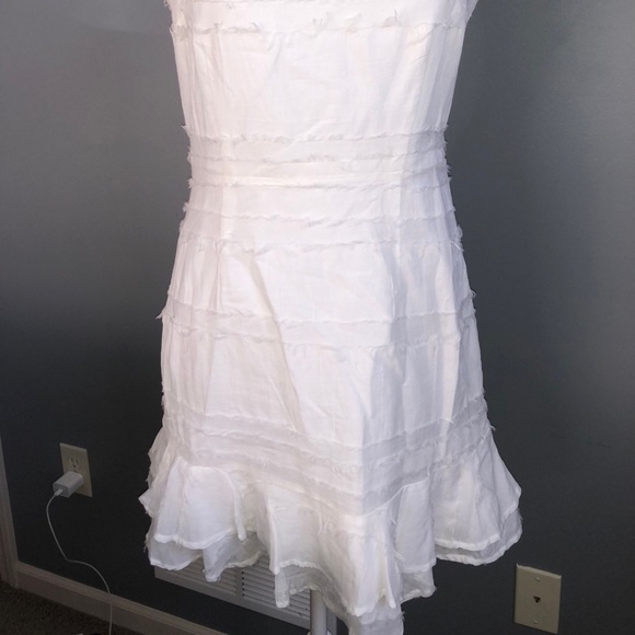 White Ruffle Dress - Picture 2 of 4